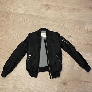 Babaton black bomber jacket